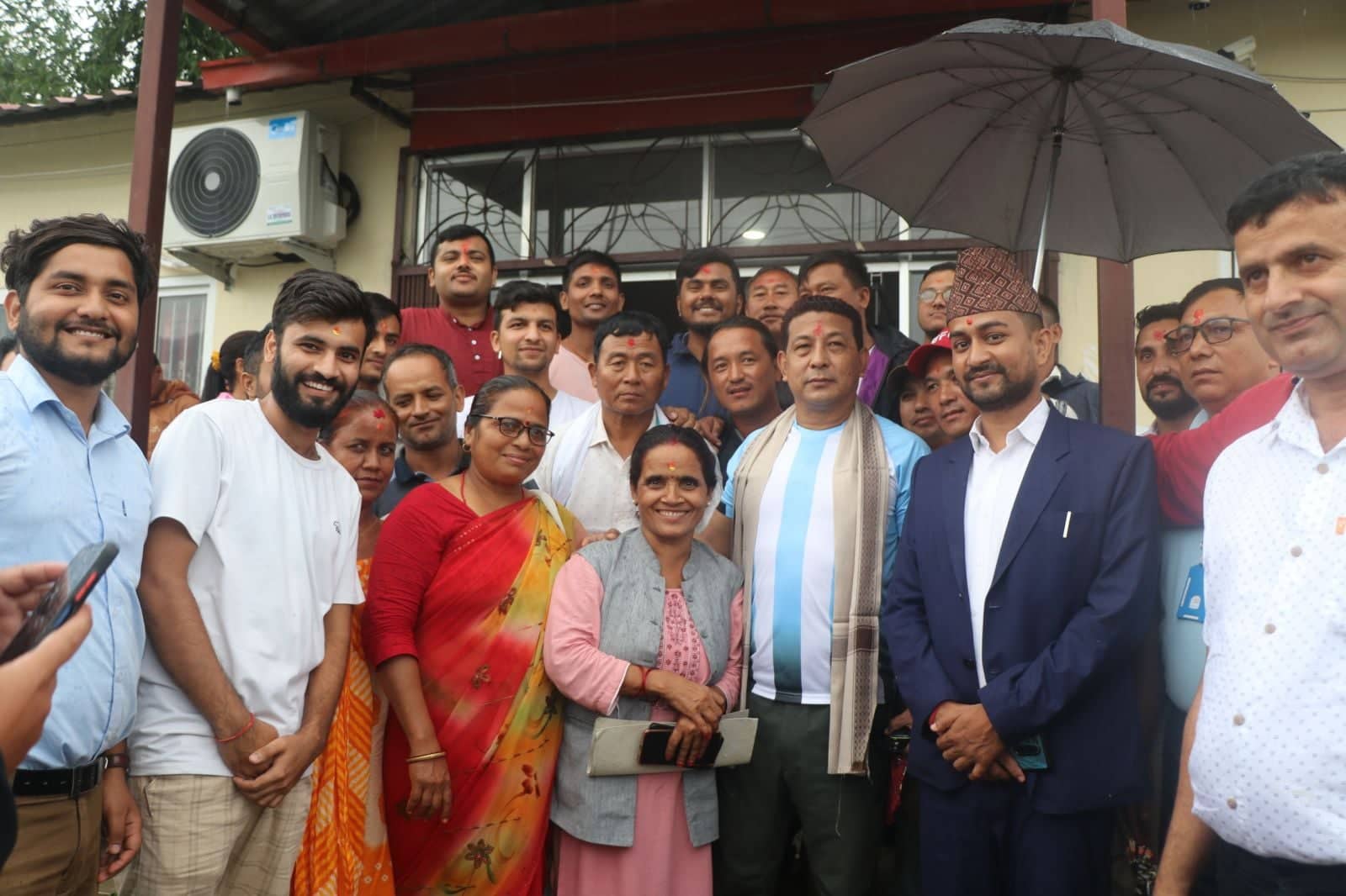 हुप्सेकोट गाउँपालिकामा खेलकुद मन्त्री मनाङे संग अन्तरक्रिया