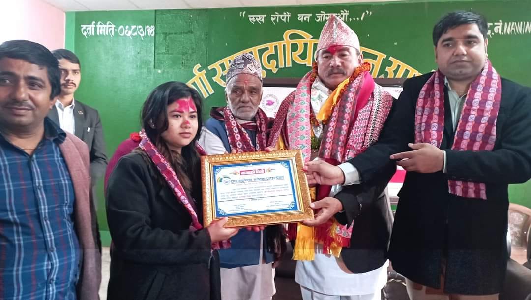 हिंसाविरुद्वको राष्ट्रिय पत्रकारिता पुरस्कार गुरुङलाई प्रदान