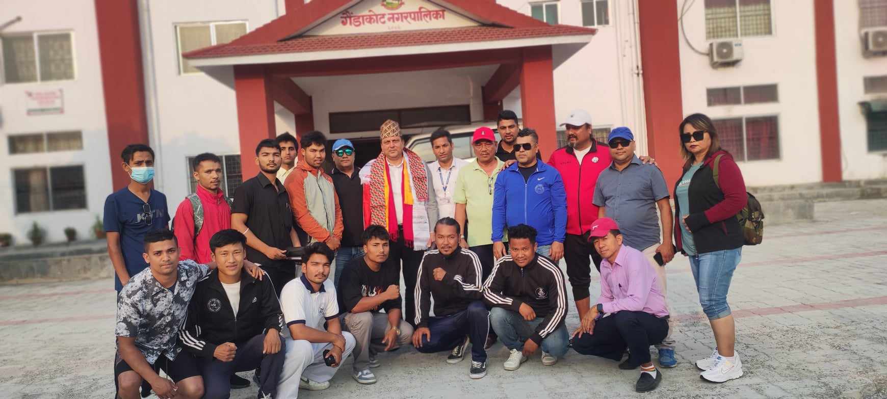 खेलकुदका सदस्य सचिव श्रीधर शर्मालाई गैँडाकोटमा स्वागत तथा सम्मान