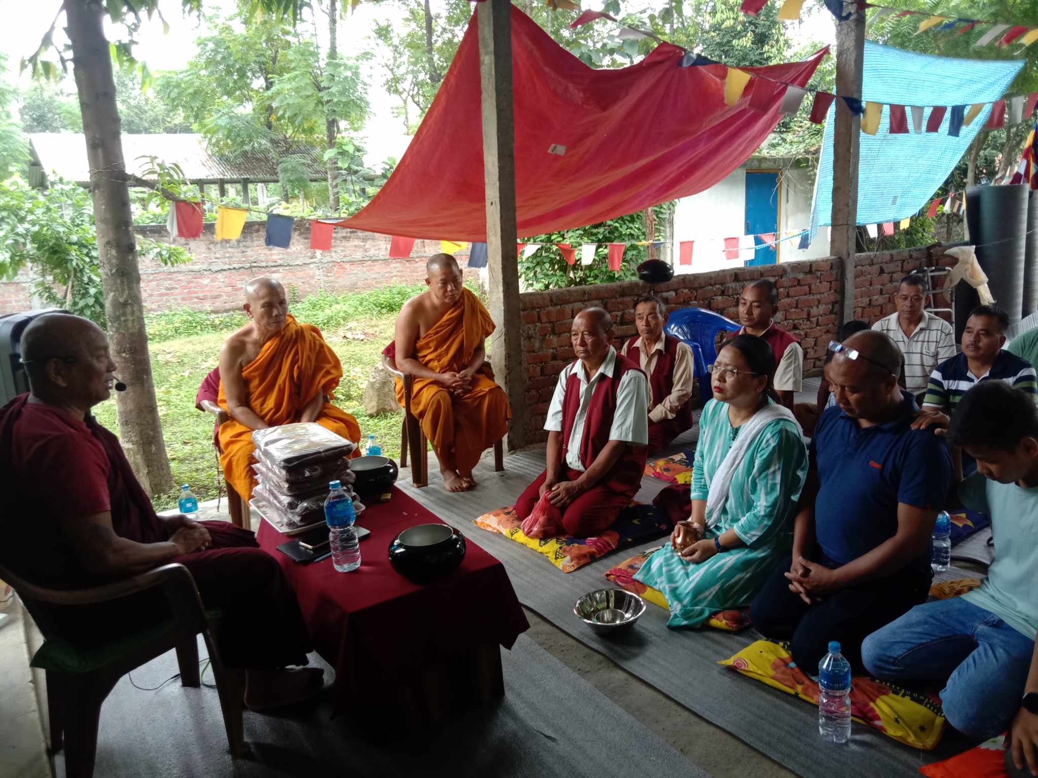 कावासोतीमा भिक्षु विसराद भन्तेद्धारा पूजा तथा प्रवचन