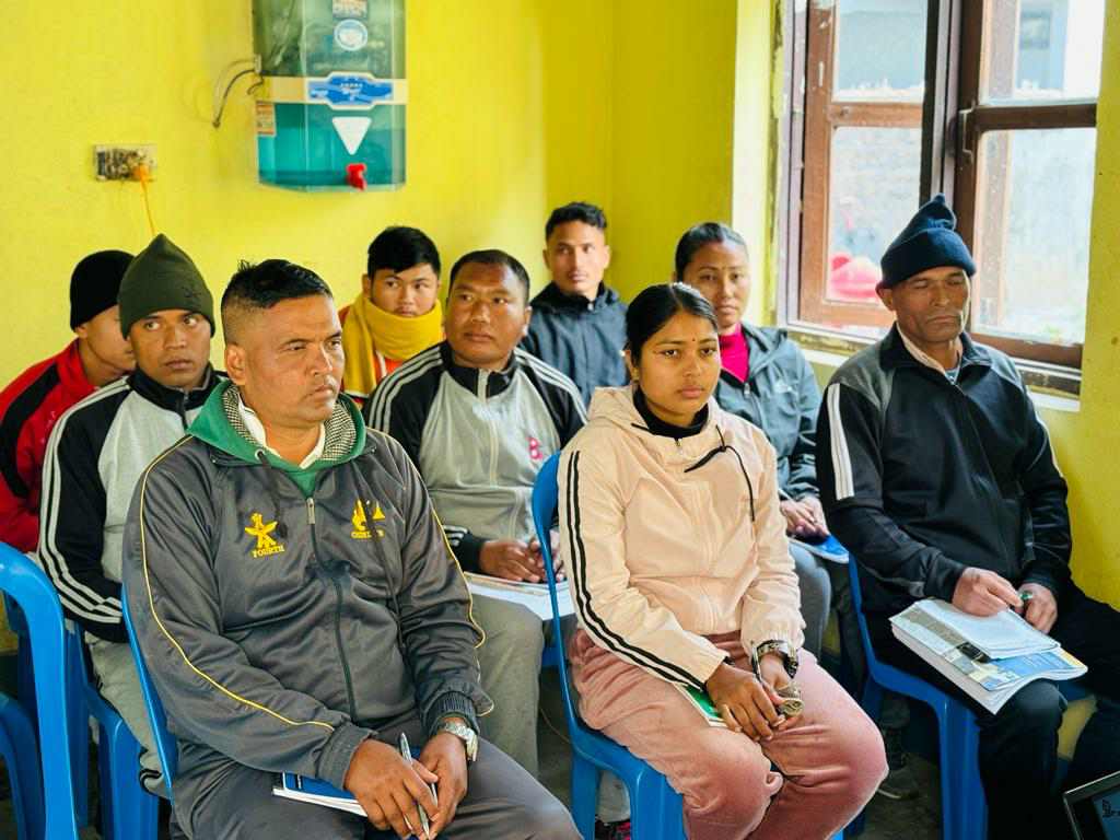 विनयी त्रिवेणीमा नगर प्रहरी छनौट गरि प्रशिक्षण सुरु