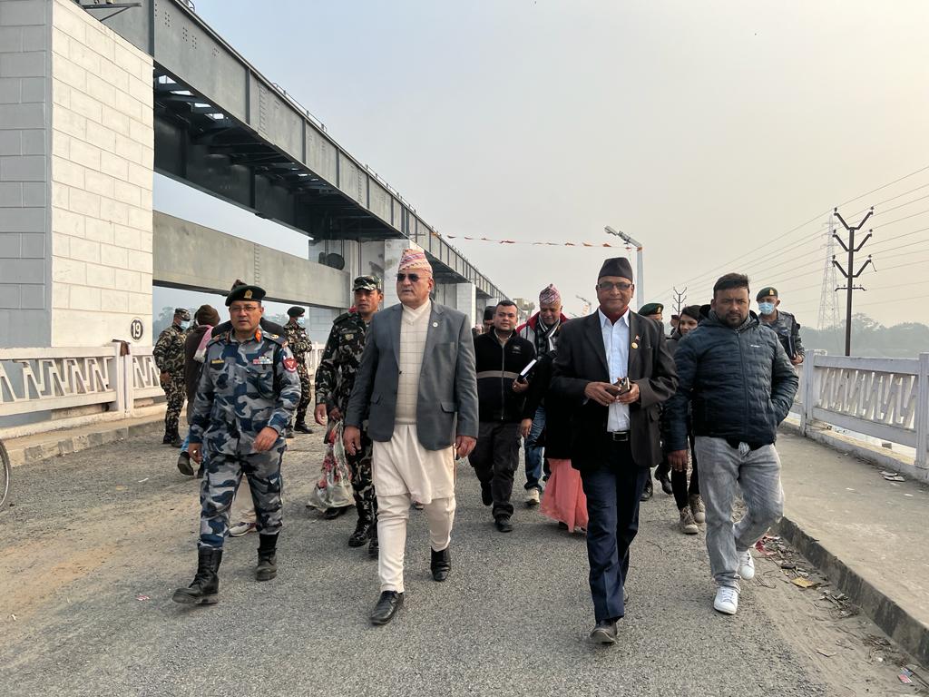 दुम्कीवास–त्रिवेणी सडकले गण्डकी प्रदेको आर्थिक विकासको ढोका खोल्छ : मुख्यमन्त्री पाण्डे