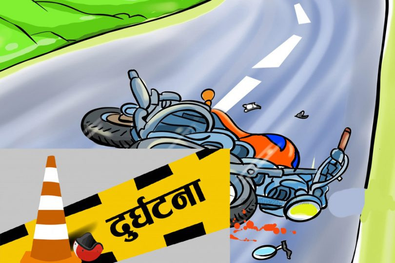 दाउन्नेमा ट्रकको ठक्करबाट एक जना गम्भीर घाइते 