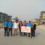 नवलपुरमा यातायात कार्यालय र ट्राफिक प्रहरीको  संयुक्त चेकजाँच 