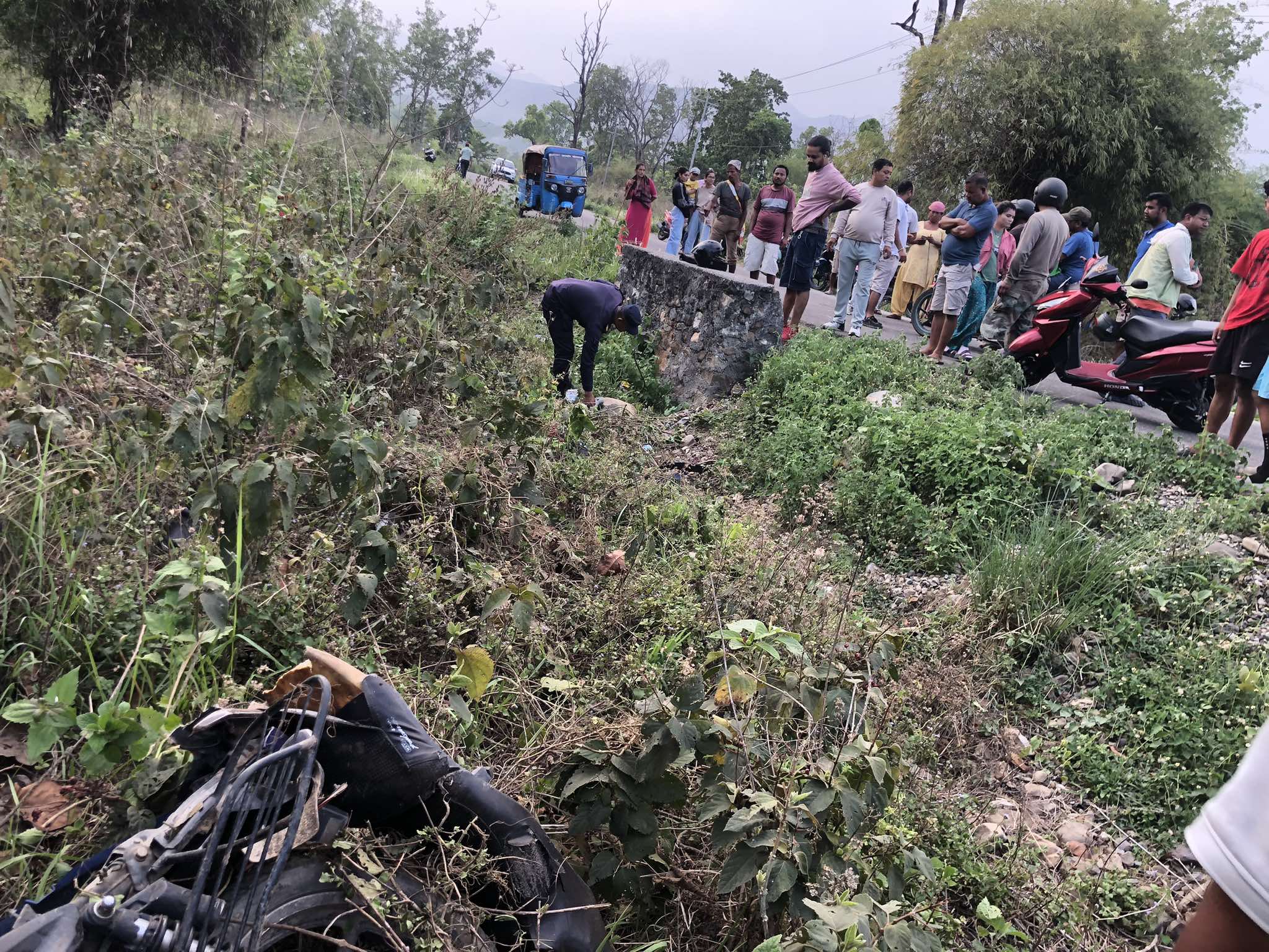 कावासोती भएको मोटरसाइकल दुर्घटनामा दाजुभाइको मृत्यु