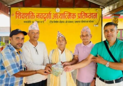 क्यान्सर पीडित टिकाराम काफ्लेको उपचारका लागि सहयोग रकम जुटाउने अभियान सुरु 