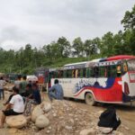 दाउन्ने दुम्कीवास सडक खण्ड फेरी अवरुद्ध