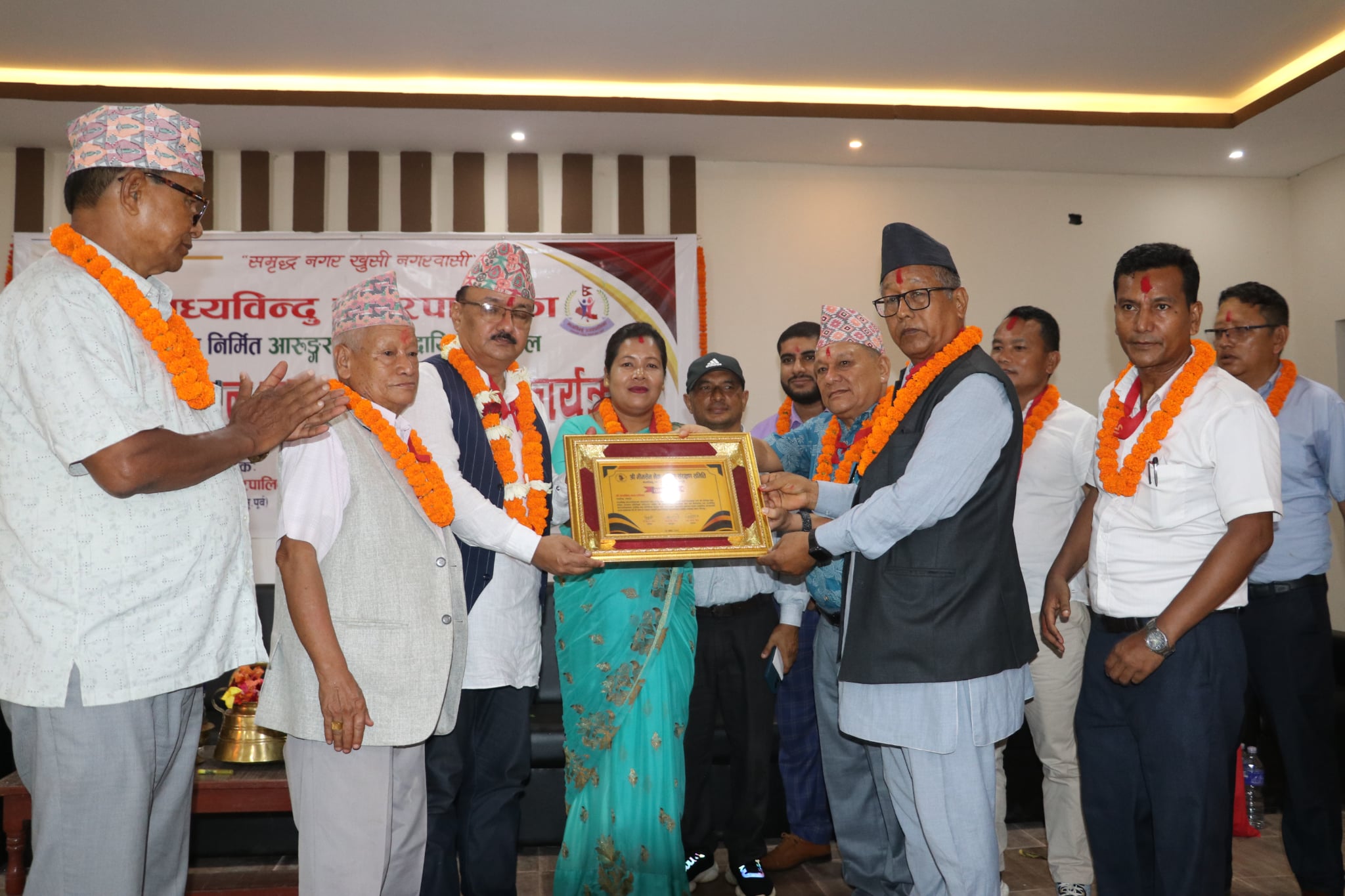 अरुणखोला सामुदायिक सभाहलको समुद्घाटन, संचालनको जिम्मा भीमसेन नेवाः मन्दिर व्यवस्थापन समितिलाई