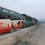 दाउन्नेको सवारी जाम हट्न सकेन