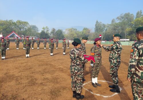 मध्य तालिम शिक्षालयमा ५१ औँ ब्याच एनसीसी तालिम सम्पन्न, ५६३ क्याडेट दिक्षित