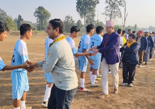 प्रथम मातृभुमि कपकाे उद्घाटन खेलमा हुप्सेकोट युवा क्लब विजयी