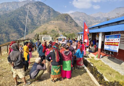 हुप्सेकोट–५ दुर्लुङ्गा बसेनीमा निःशुल्क स्वास्थ्य तथा पशु स्वास्थ्य घुम्ती शिविर सम्पन्न