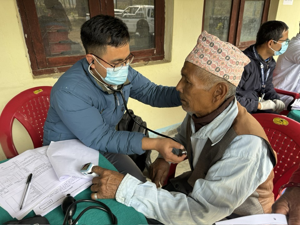 बुलिङटारमा निःशुल्क नसर्ने रोग स्क्रिनिङ्ग शिविर, १८५ जनाले लिए सेवा